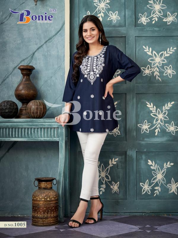 Bonie Aisha Vol 1 Fancy Rayon Short Top Collection